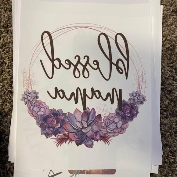 Sublimation Prints for Shirts, Sweaters, Pillows, and More - Picture 2 of 7